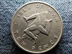 Man-sziget II. Erzsébet 10 penny 1976 PM (id56091)