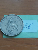 English England 10 new pence 1970 queen elizabeth, copper-nickel se