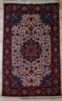 Beautiful! Vintage Persian sarouk, or Jawzjan carpet! 1970s-80s! Handmade!