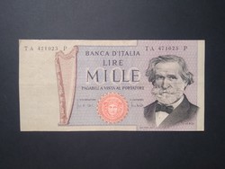 Italy 1000 lire 1969 vf-