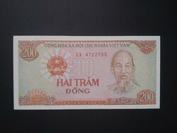 Vietnám 200 Dong 1987 Unc