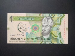 Türkmenisztán 1 Manat 2017 Unc