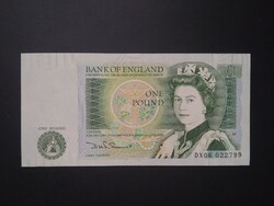 England 1 pound 1982 xf