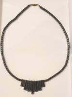 Old hematite necklace