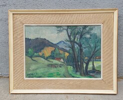 Eugen Lehotsky (1909-1970) Szlovák festő tájképe