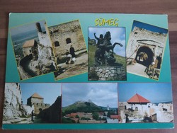 Old postcard, old, used