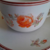 Zsolnay tea cup with shield brush