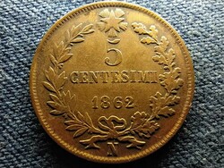Italy ii. Victor Emmanuel (1861-1878) 5 centesimi 1862 n (id66117)