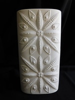 Heinrich&co vintage monochrome vase with convex pattern