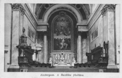 C - 113 Esztergom 1941 high altar of the basilica
