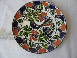 Corundum bird ceramic wall plate