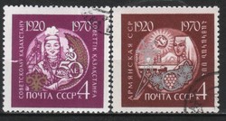 Stamped USSR 2954 mi 3776-3777 EUR 0.60