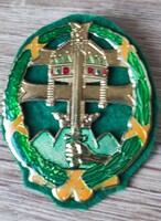 Plate badge colored green felt v1153 replica