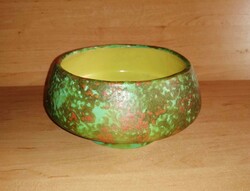 Craftsman ceramic ikebana vase - 9.5 cm high, dia. 19 cm (26/d)