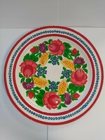 Hand-painted granite ceramic decorative plate