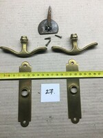 2 old copper window handles in one (27.)
