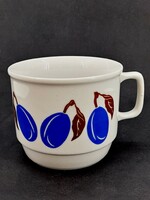 Zsolnay plum patterned mug