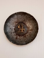 Tevan margit silver-plated metal bowl