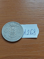 Belgium belgique 5 francs 1958 1268.