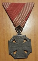 IV. Károly csapatkereszt . jelzett HMA . (eredeti szalag) kitüntetés  . POSTA VAN !
