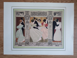 Heinrich Lefler (1863-1919): the dance (triptych)