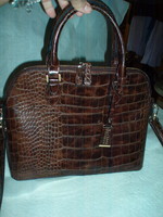 Vintage leather handbag, shoulder bag