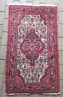 Hand-knotted Iranian afshar rug is negotiable