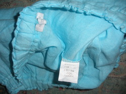 100% Linen, loose turquoise pants, large size