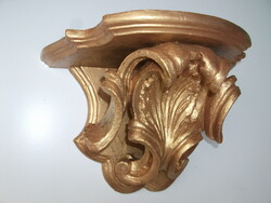 Old golden wooden wall bracket for sale