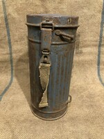 2Vh German Luftwaffe gas mask cylinder
