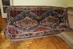 Antique silk carpet bedspread - tapestry - 268 x 144 cm