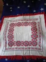 Cross-stitch old tablecloth for sale 84*84 cm /without fringe/