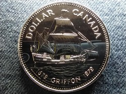 Kanada 300 éves a Griffon hajó .500 ezüst 1 Dollár 1979 (id62171)
