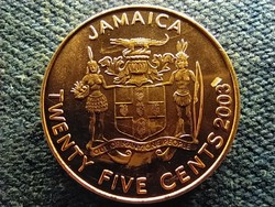 Jamaica II. Erzsébet (1952-) 25 cent 2003 UNC FORGALMI SORBÓL (id70011)