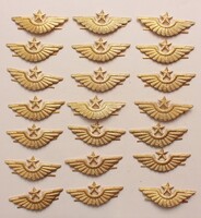 Soviet cap badge - aviation weapon type lot 21 pcs (25)