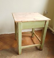 Old painted wood pine Hokedli stoki seat