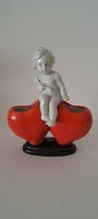 Fasold & stauch cupid on hearts porcelain