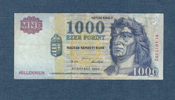 1000 Forint 2000 DC  sorozat MILLENNIUM