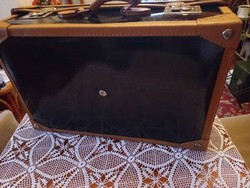 Stylish retro lacquer suitcase suitcase
