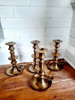 Copper large, very heavy candle holder, 2 kg