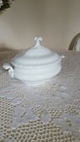 Elegant white Hutschenreuther oval side dish with stew cover