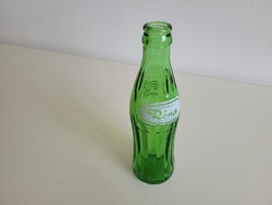 Retro glass Róna soft drink old bottle from Debrecen state farm soft drink bottle