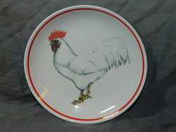 Rare wall plate with Rooster from Raven House