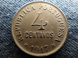 Portugália Első köztársaság (1910-1926) 4 Centavos 1917 (id64918)