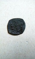 A rare mint mark! 1551. Vienna penny. Gyulafehérvár e! (Black patina)