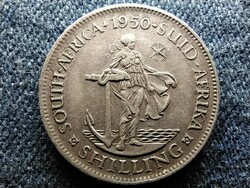 Republic of South Africa vi. György .800 Silver 1 shilling 1950 (id57584)