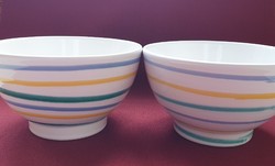 Gmundner osztrák kerámia porcelán müzlis tál tányér