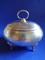 Silver sugar box - sugar holder ca 1880