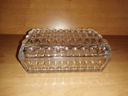 Retro glass butter container table centerpiece (20/d)