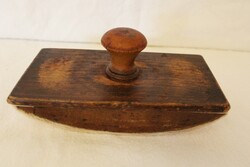 Old wooden ink-drinking tapper